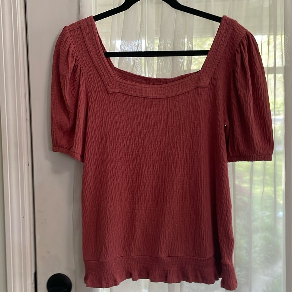 Anthropologie / Dolan smocked top